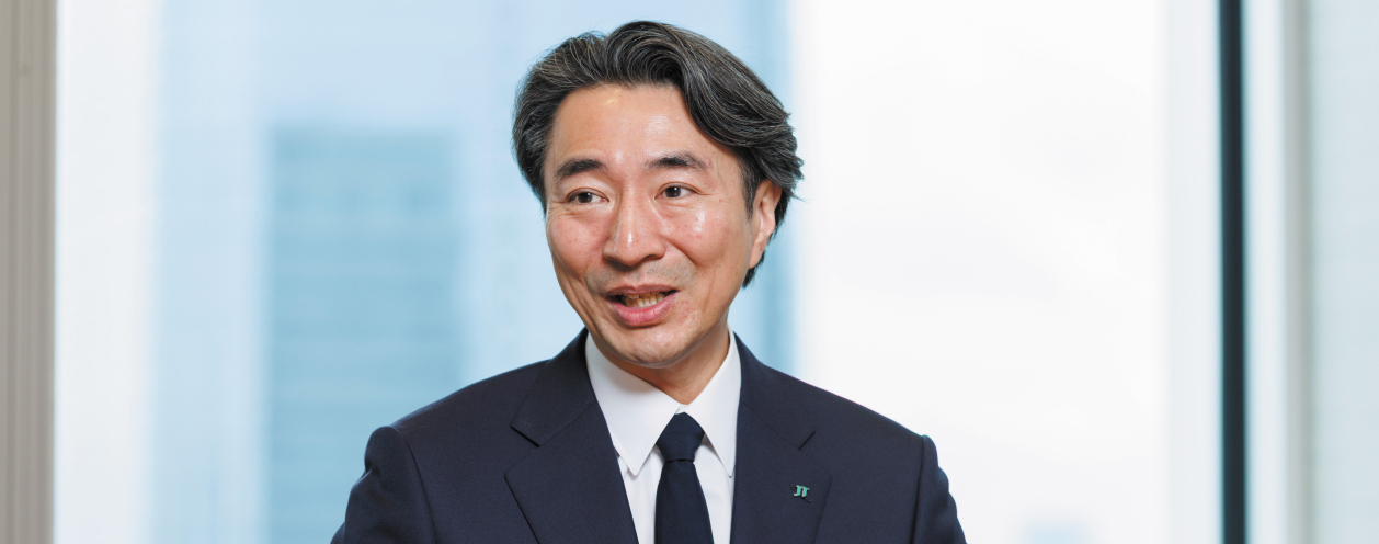 Representative Director and President, Chief Executive Officer Takehiko Tsutsui Portrait